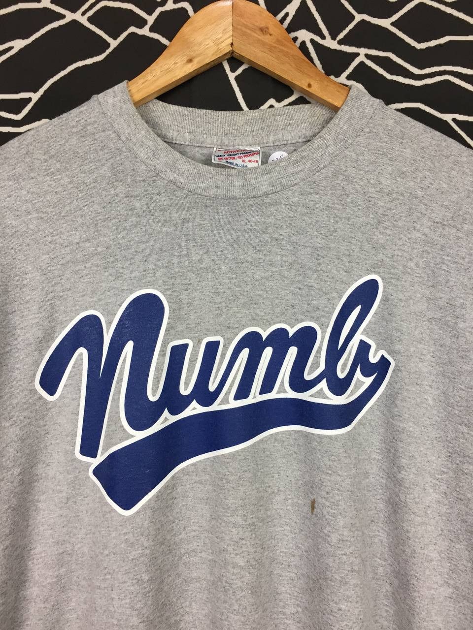 Vintage Vtg United Sports Activewear Numb Spell Out Logo Tee Size US XL / EU 56 / 4 - 3 Thumbnail