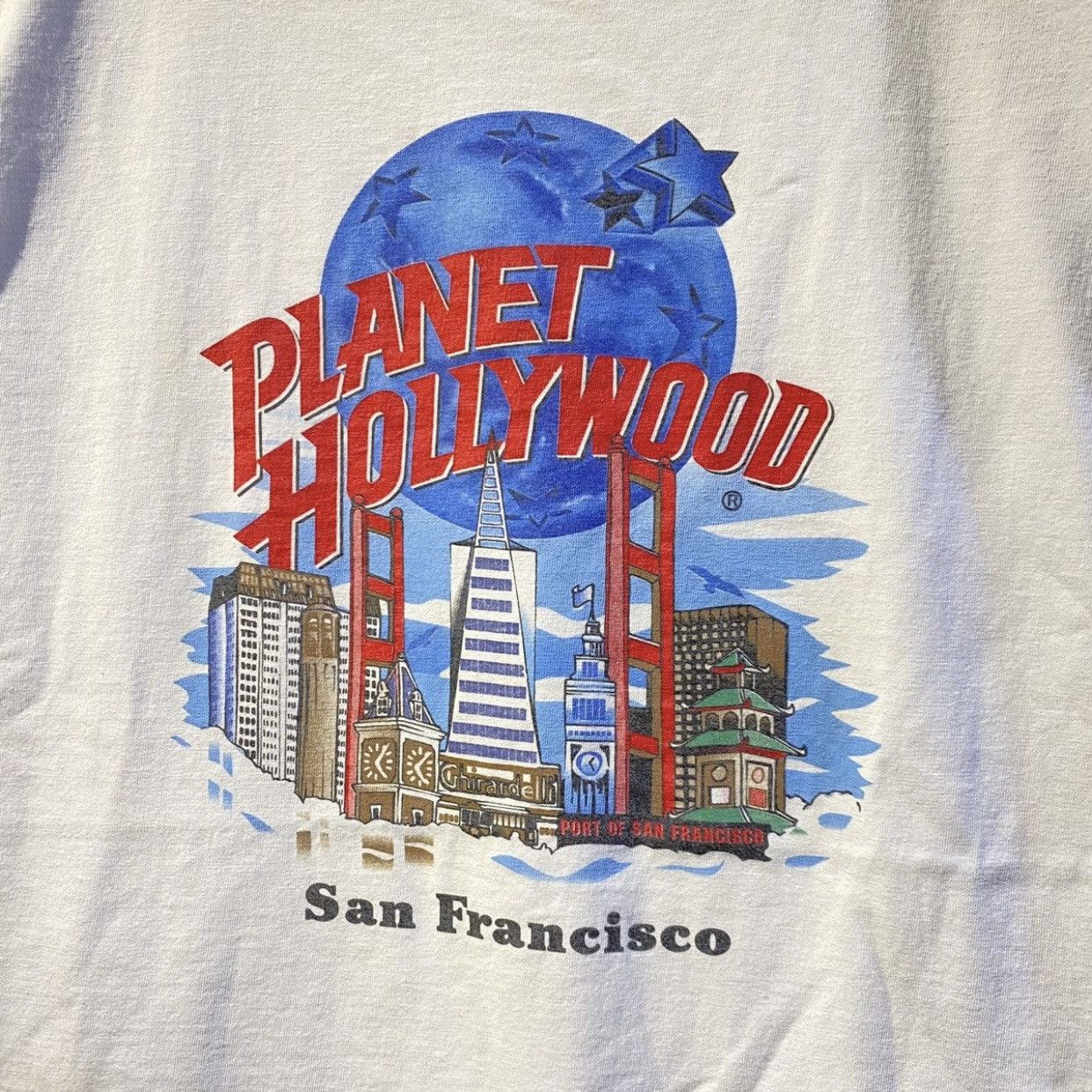 Planet Hollywood × Vintage Planet Hollywood San Francisco Port T-Shirt L VTG 90s Size US L / EU 52-54 / 3 - 3 Thumbnail