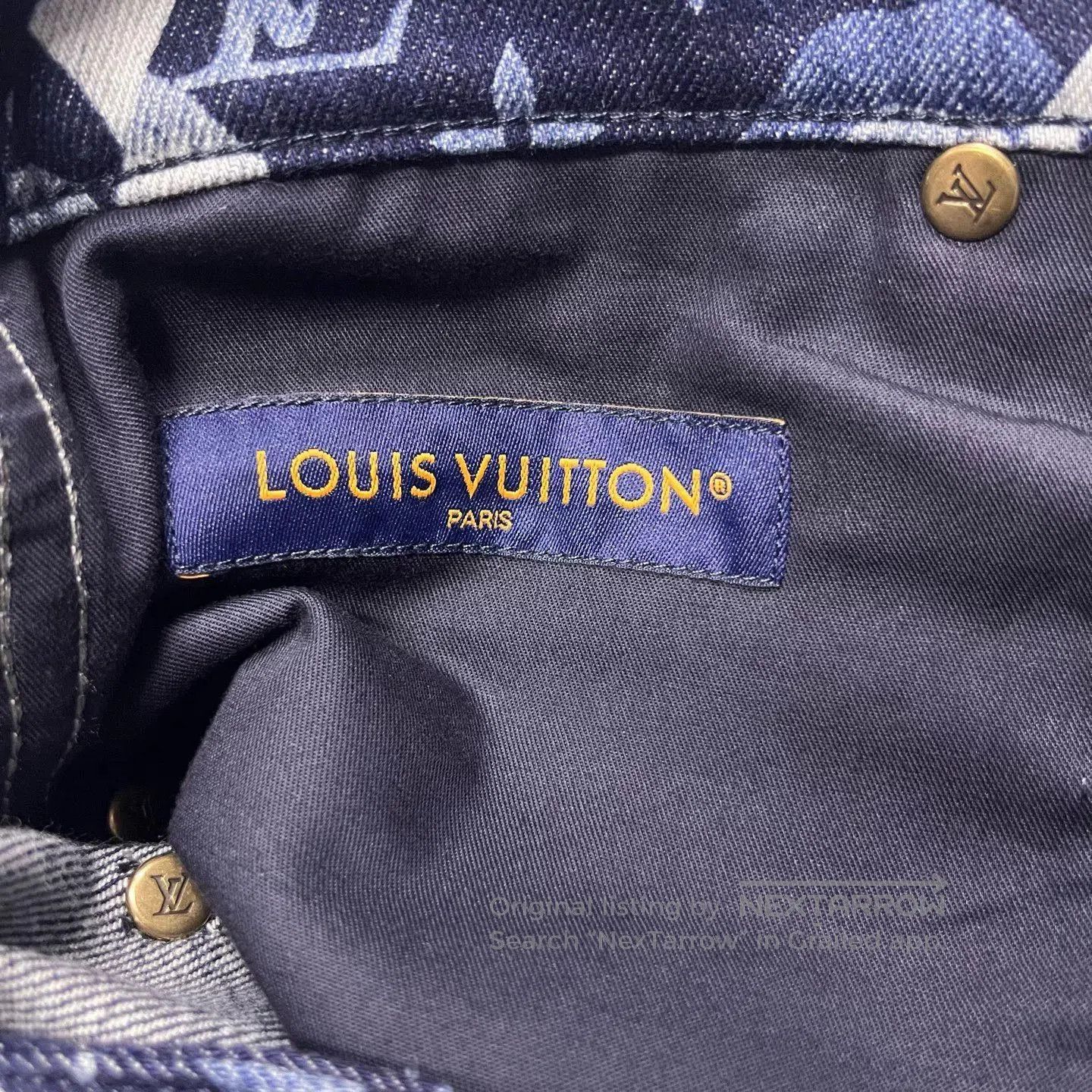 Louis Vuitton Louis Vuitton Multi-Pattern High-Waist Jeans. Size US 36 / EU 52 - 3 Thumbnail