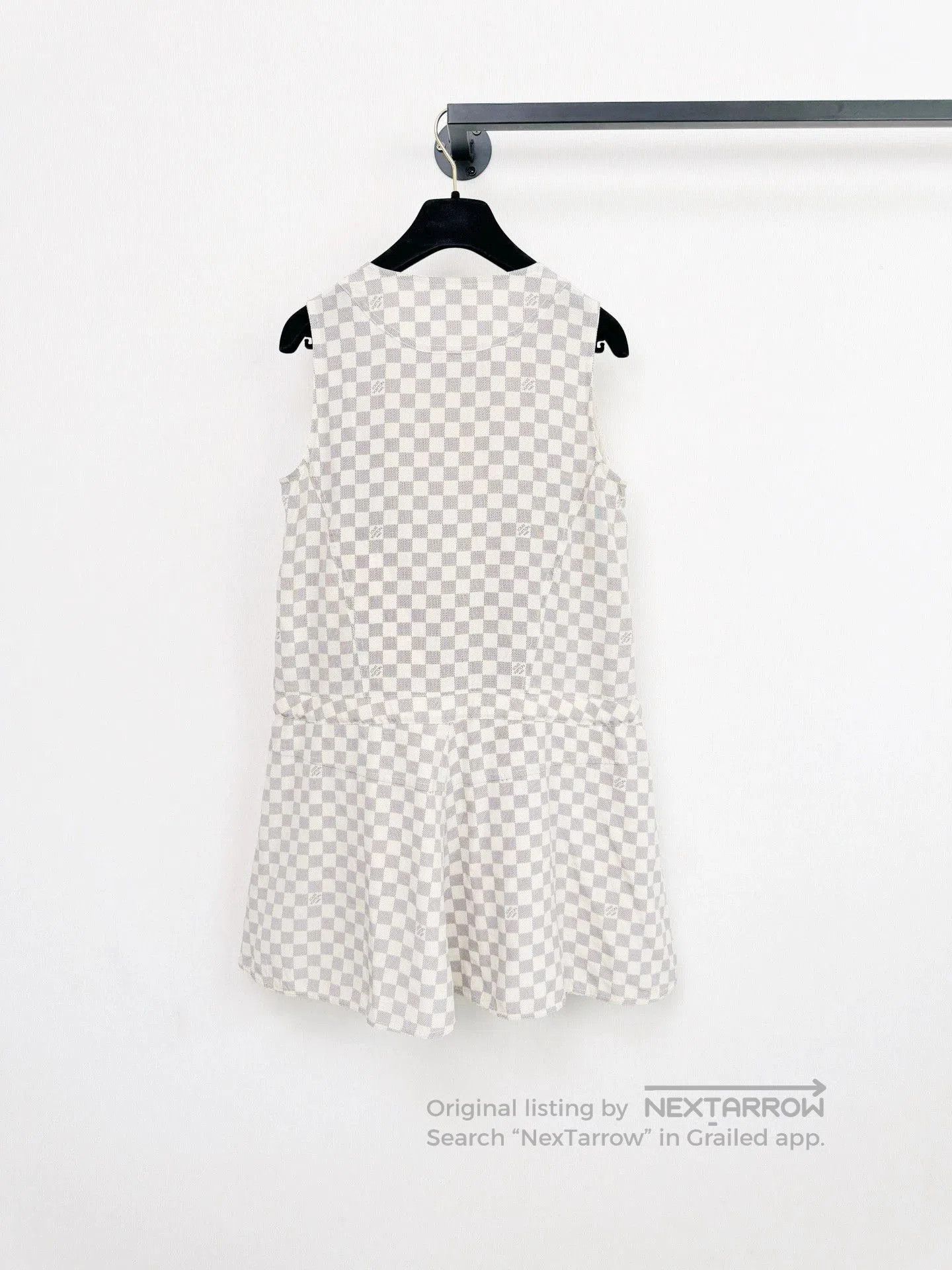 Louis Vuitton Louis Vuitton New Checkered Sleeveless Dress. Size US S / EU 44-46 / 1 - 6 Thumbnail