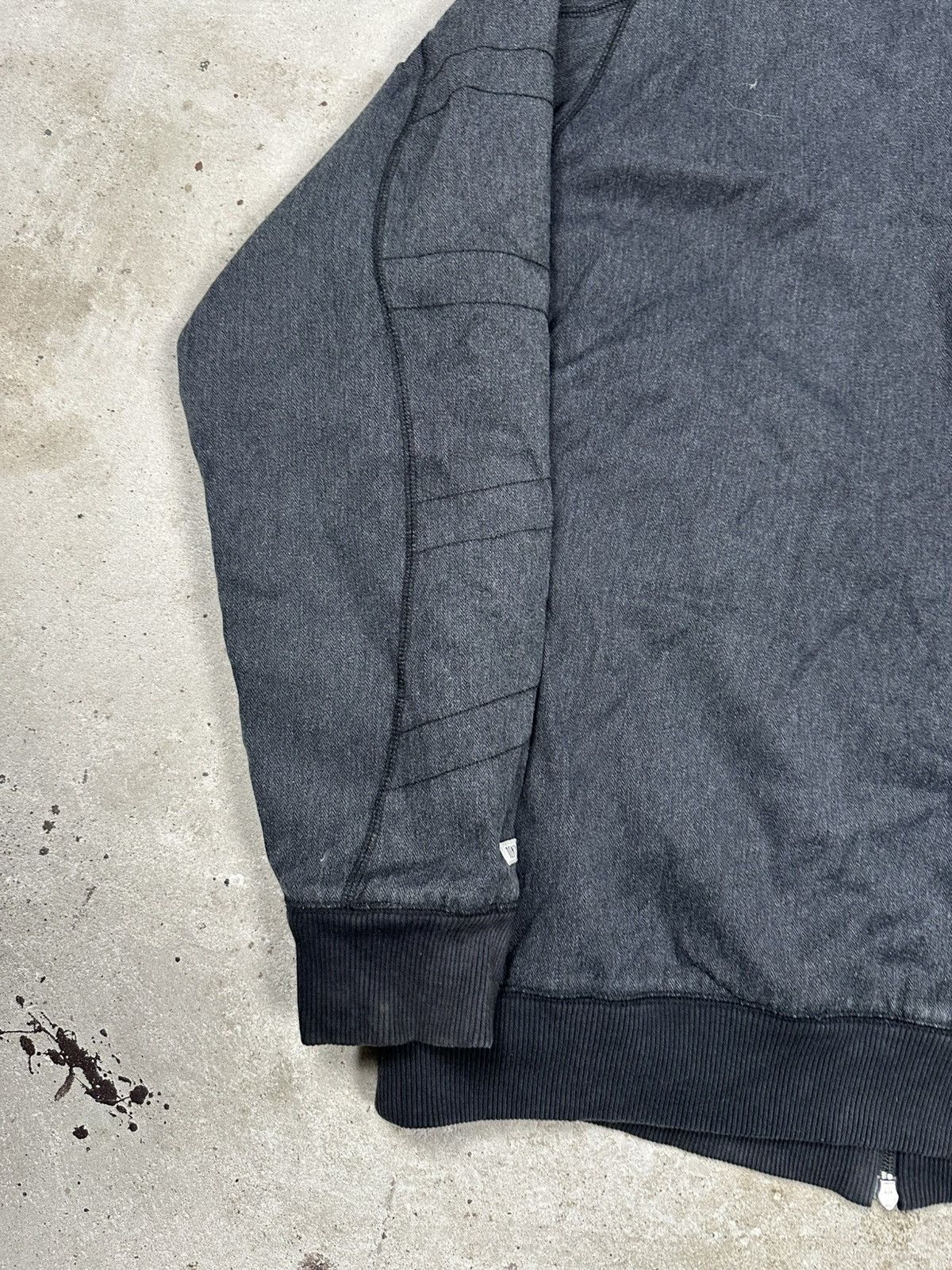Jordan Brand × Nike × Vintage Vintage Y2K Air Jordan 23 Grey Bomber Jacket Size US XL / EU 56 / 4 - 10 Thumbnail