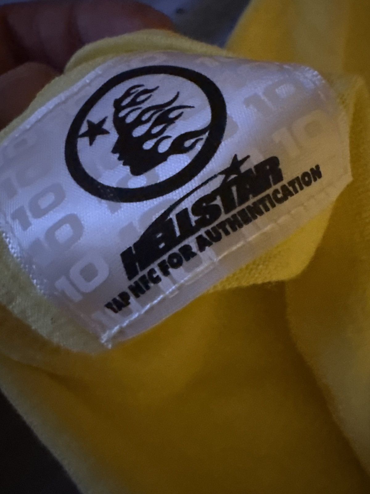 HELLSTAR Hell star unreleased cracked yellow tee Size US XL / EU 56 / 4 - 3 Thumbnail