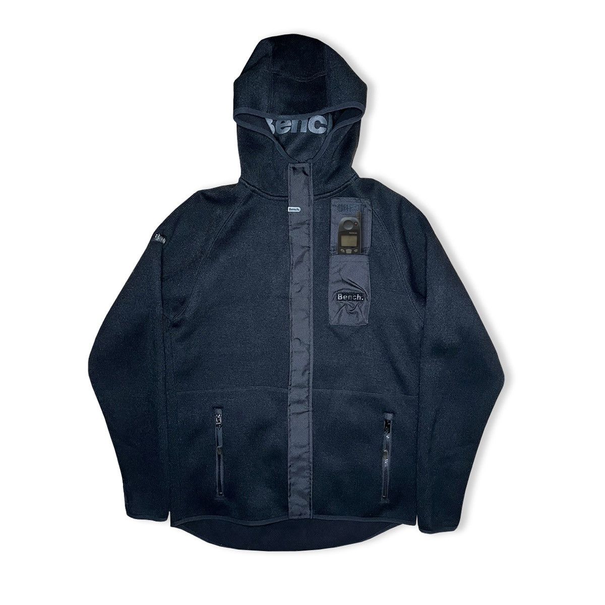 Bench 2000’s Bench Technical Integrated Facemask Knit Jacket Size US S / EU 44-46 / 1 - 1 Thumbnail