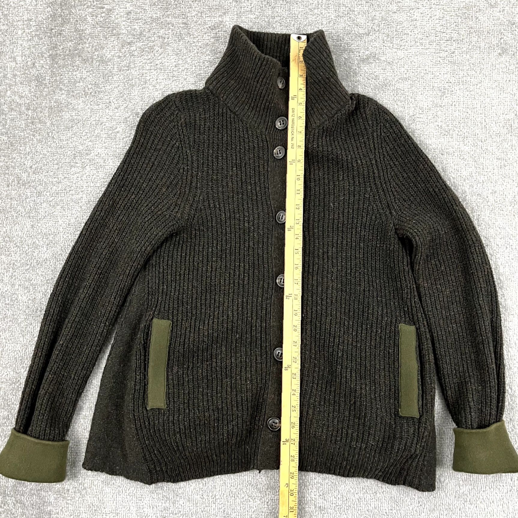 Anthropologie Anthropologie SLEEPING ON SNOW Cardigan Sweater Womens Small Wool Blend Pockets Size S / US 4 / IT 40 - 4 Thumbnail