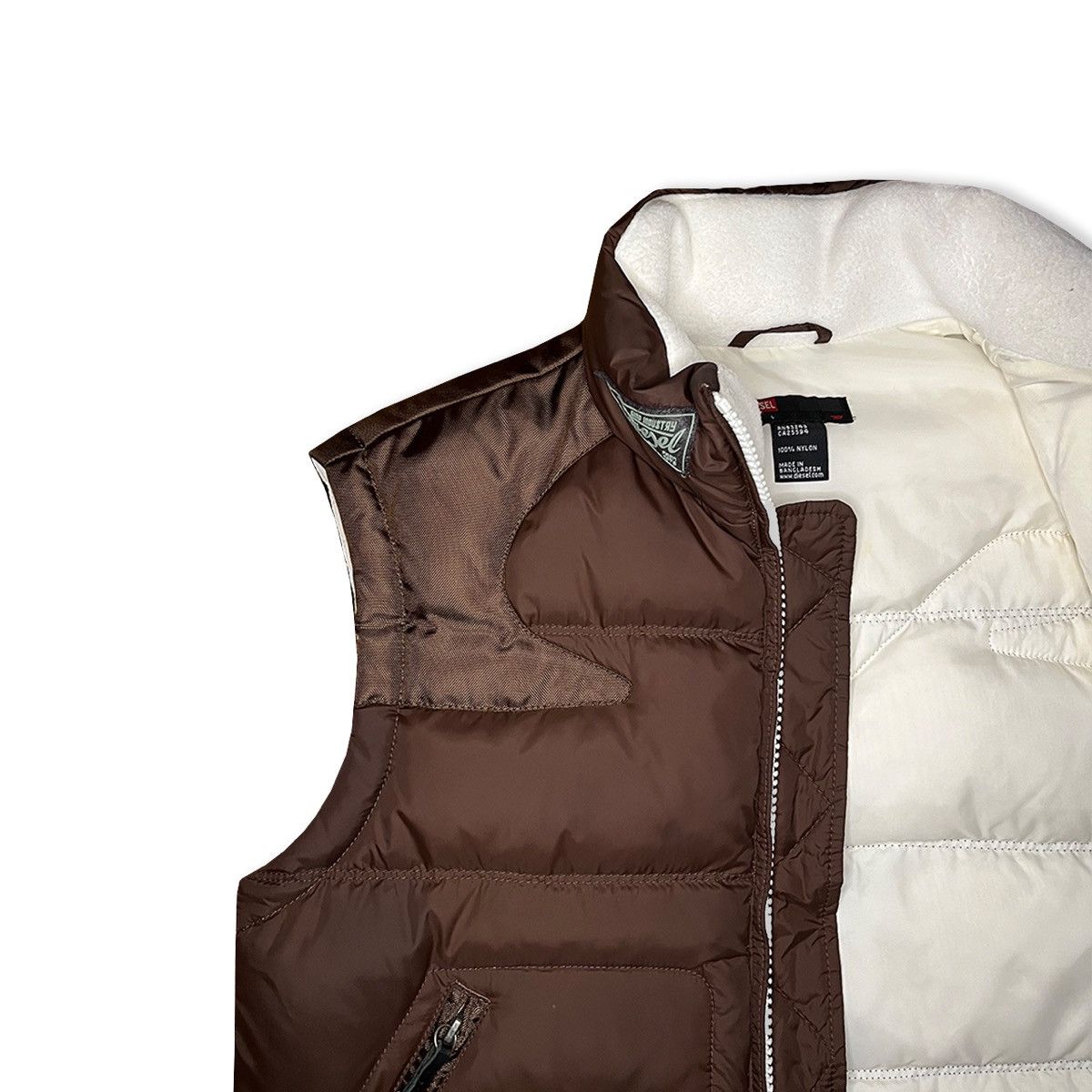 Diesel 00’s Vintage Diesel Technical 'Western' Puffer Gilet Size US L / EU 52-54 / 3 - 4 Thumbnail