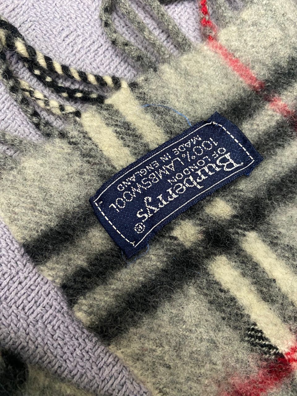 Burberry Prorsum Vintage Burberry London Lambswool Scarf Size ONE SIZE - 8 Thumbnail