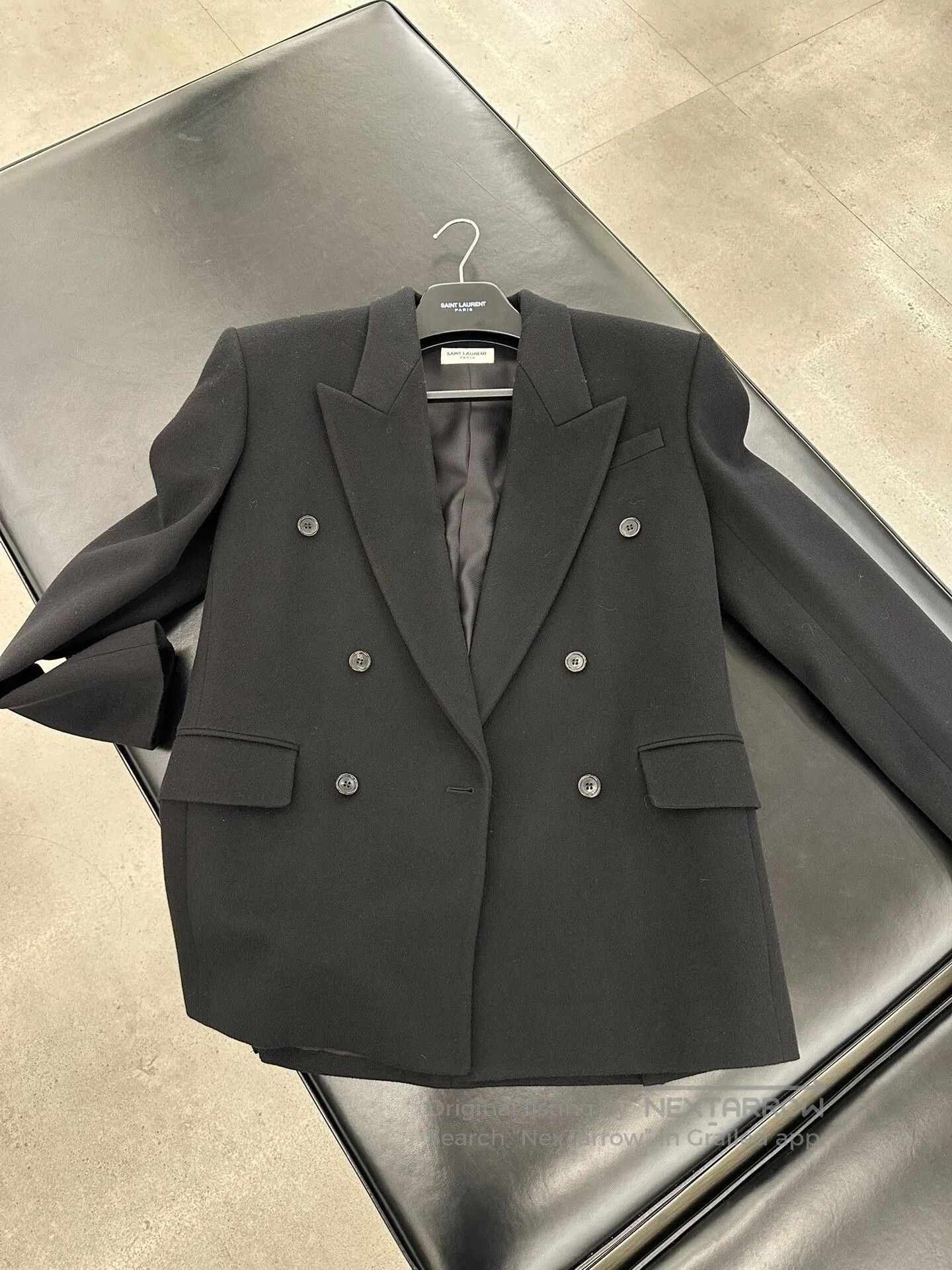 Saint Laurent Paris Saint Laurent Black Double. Size XXS / US 00 / IT 34 - 1 Thumbnail