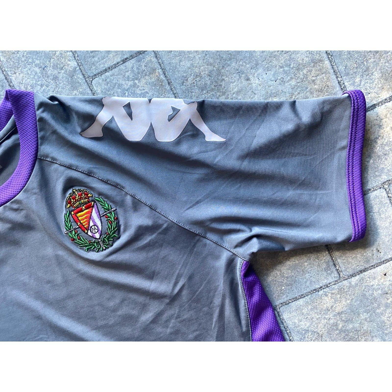 Kappa Kappa Valladolid Shirt Men’s Size S Gray Purple Short Sleeve T-Shirt Size US S / EU 44-46 / 1 - 5 Thumbnail