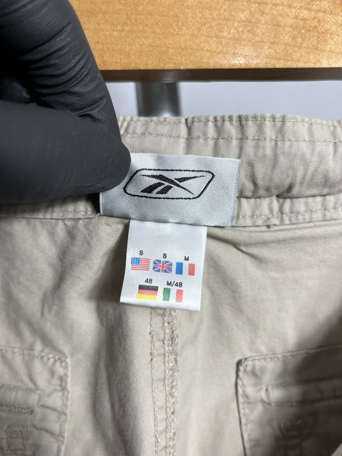 Reebok × Vintage Reebok military cargo pants men’s tactical beige cotton Size US 32 / EU 48 - 10 Thumbnail