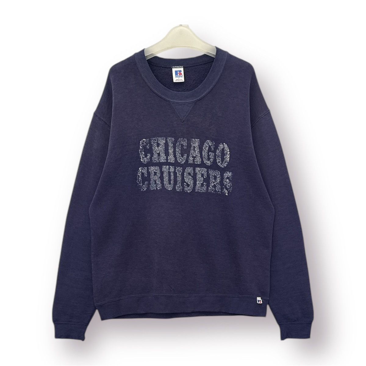 Russell Athletic 🔥 VINTAGE 90s Russel Chicago Cruisers Distressed Sweatshirt Size US M / EU 48-50 / 2 - 1 Thumbnail