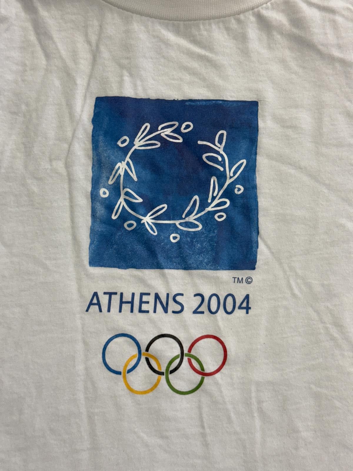 Designer VTG Athens 2004 Olympics T-shirt Made in Greece XL Size XL / US 12-14 / IT 48-50 - 3 Thumbnail