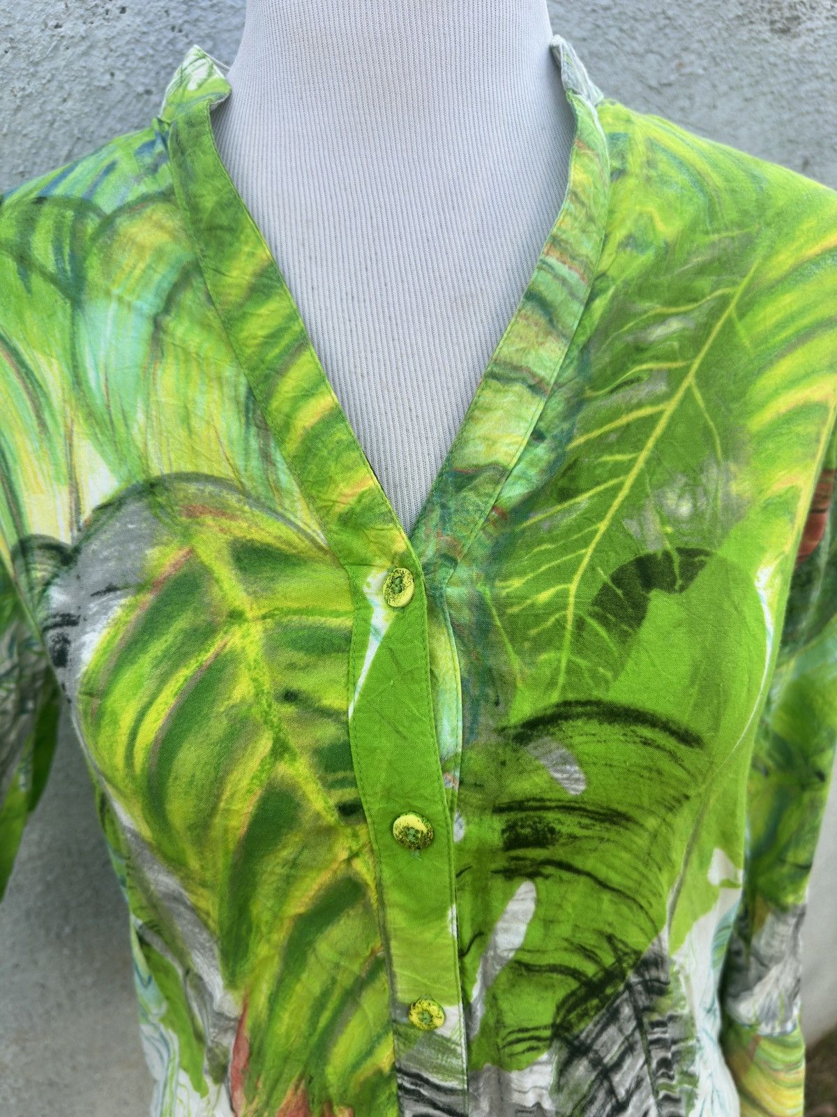 Jams World PreOwned Jams World Blouse Multicolored Button Up Women's XS Size XS / US 0-2 / IT 36-38 - 3 Thumbnail