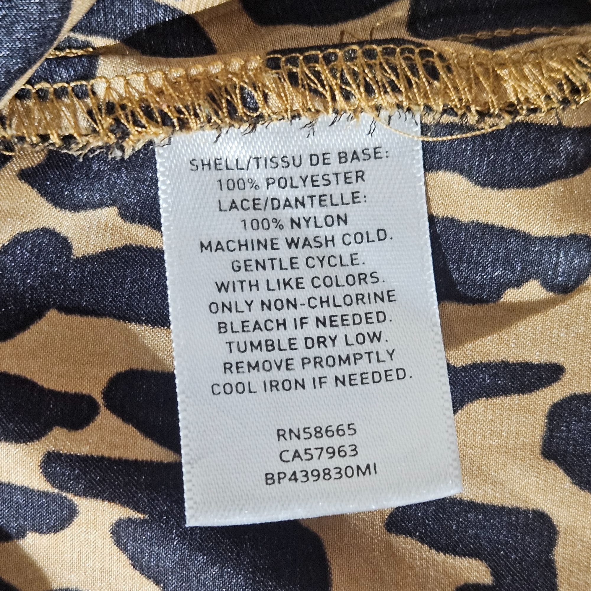 Other BP Women's Leopard Lace Camisole Top Med Y2K Indie Sleaze Da Size M / US 6-8 / IT 42-44 - 8 Thumbnail