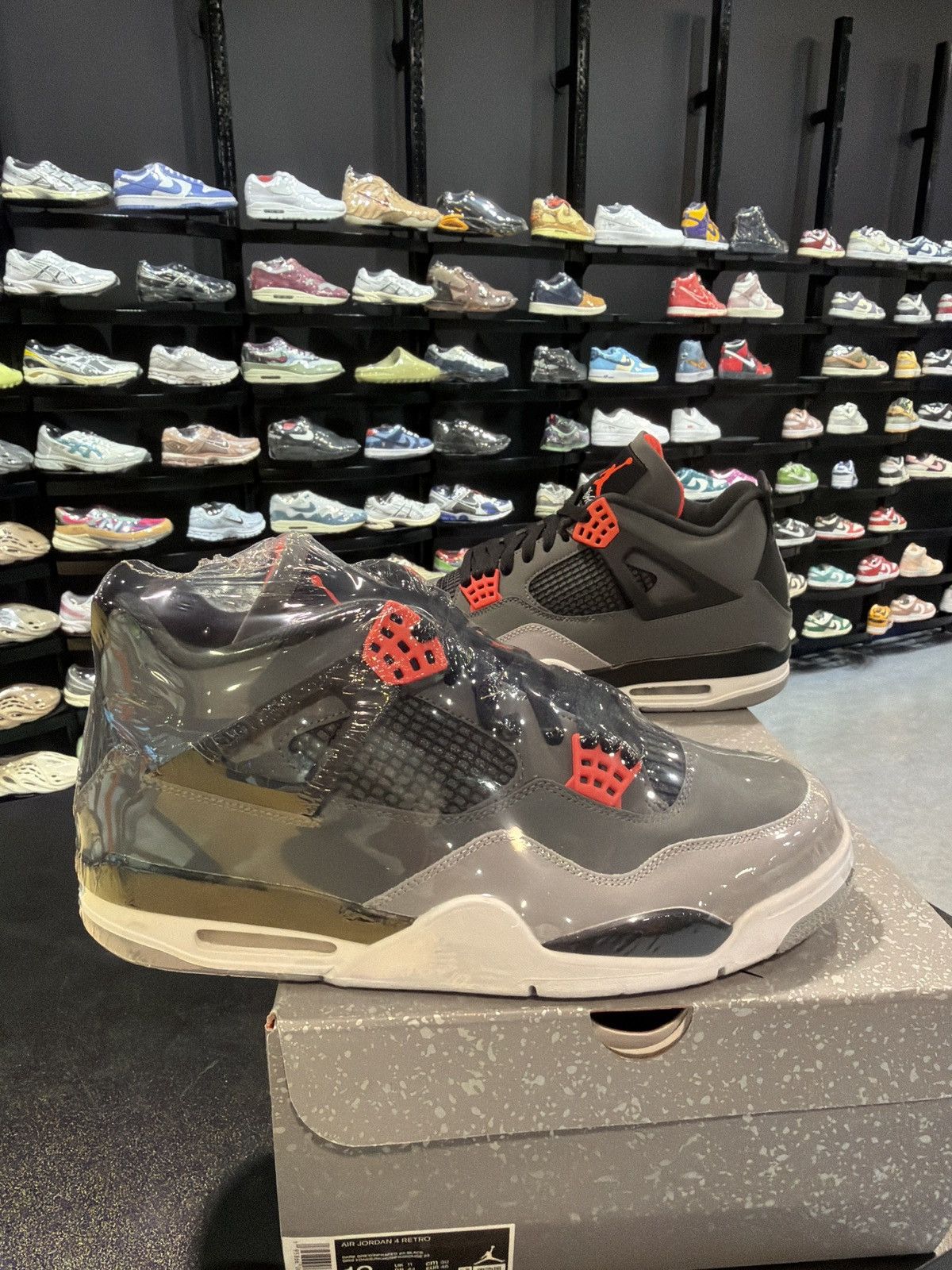 Jordan Brand Jordan 4 Infrared Size-12 Brand New Quick Ship OG All Size US 12 / EU 45 - 1 Thumbnail