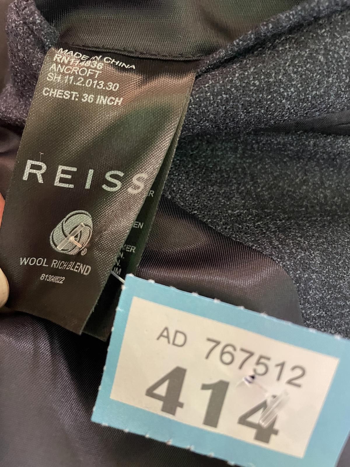 Reiss Reiss Mens Wool Blend Blazer - Chest 36 Inch Size 36R - 2 Thumbnail