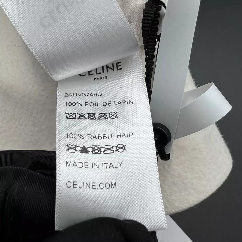 Celine Celine Embroidered Logo Fisherman Hat Size ONE SIZE - 3 Thumbnail