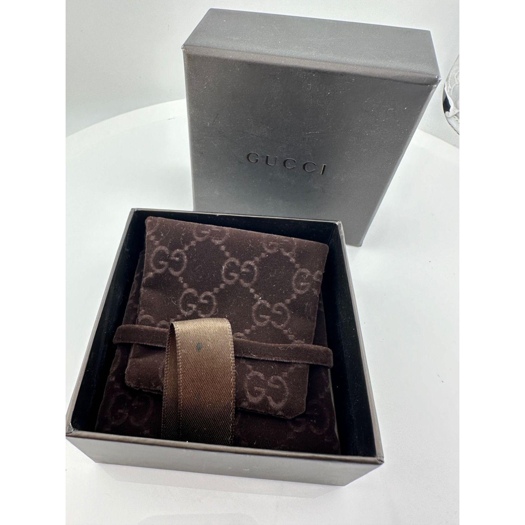 Gucci Gucci Abstract G Ring w GG Dust Bag and Gucci Box - Sz 4.25 Size ONE SIZE - 13 Thumbnail