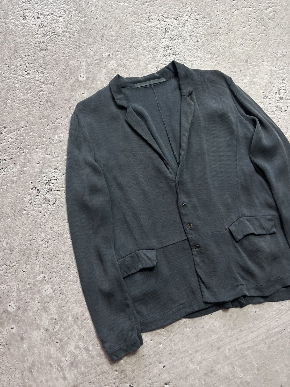 Transit Transit Par-Such Cupro Stretch Blazer Jacket Made in Italy Size S / US 4 / IT 40 - 3 Thumbnail