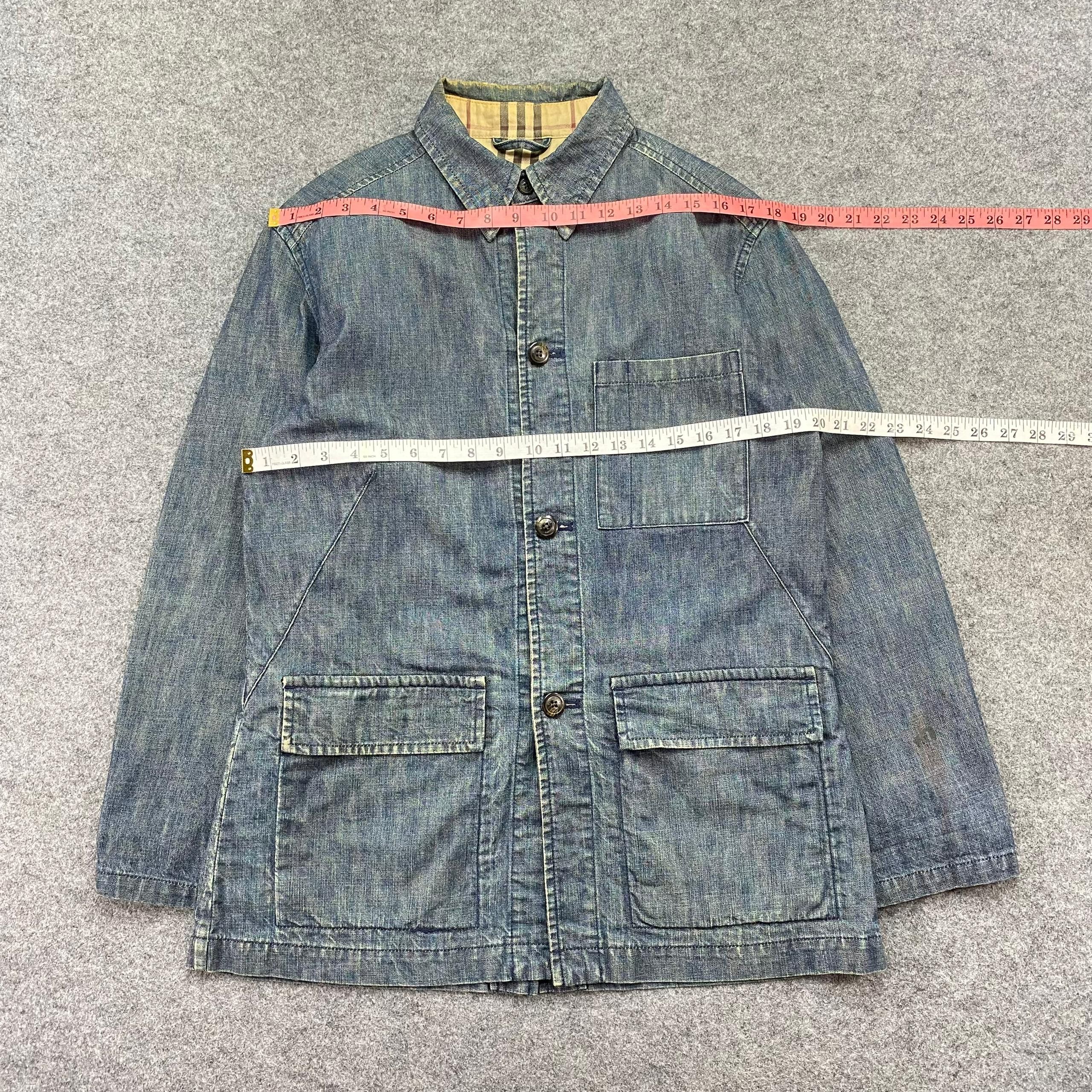 Burberry Vintage Burberry London Denim Workwear Jacket Size US M / EU 48-50 / 2 - 4 Thumbnail