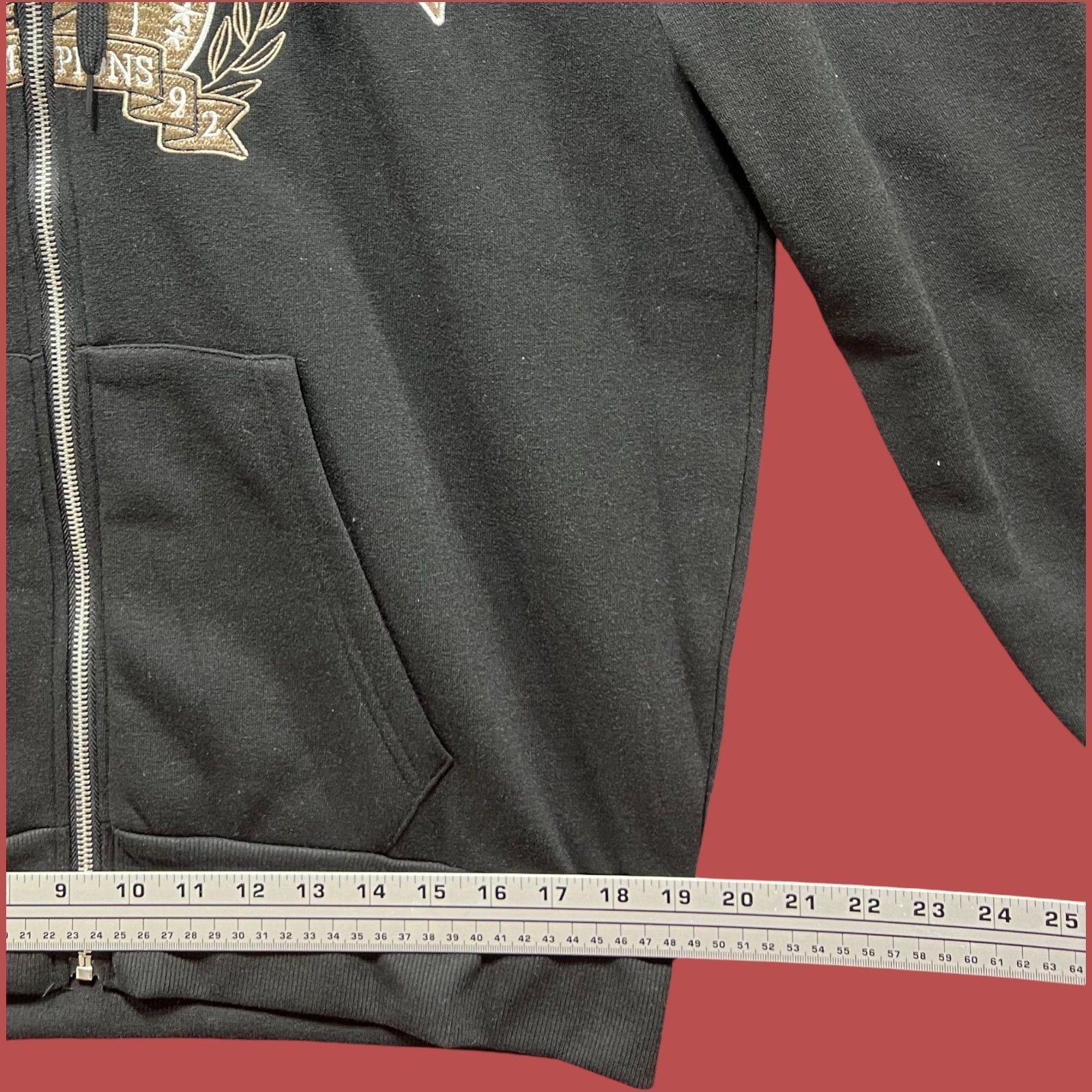 rue21 Rue 21 - Men's Long Sleeve Hooded Sweatshirt - Black - Large Size US L / EU 52-54 / 3 - 5 Thumbnail