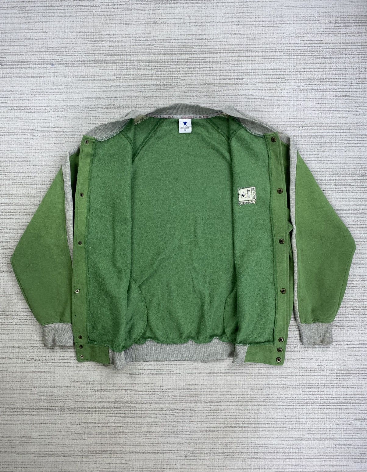 Converse × Vintage Vintage 90s Converse One Star Rare Varsity Style Jacket Size US L / EU 52-54 / 3 - 6 Thumbnail