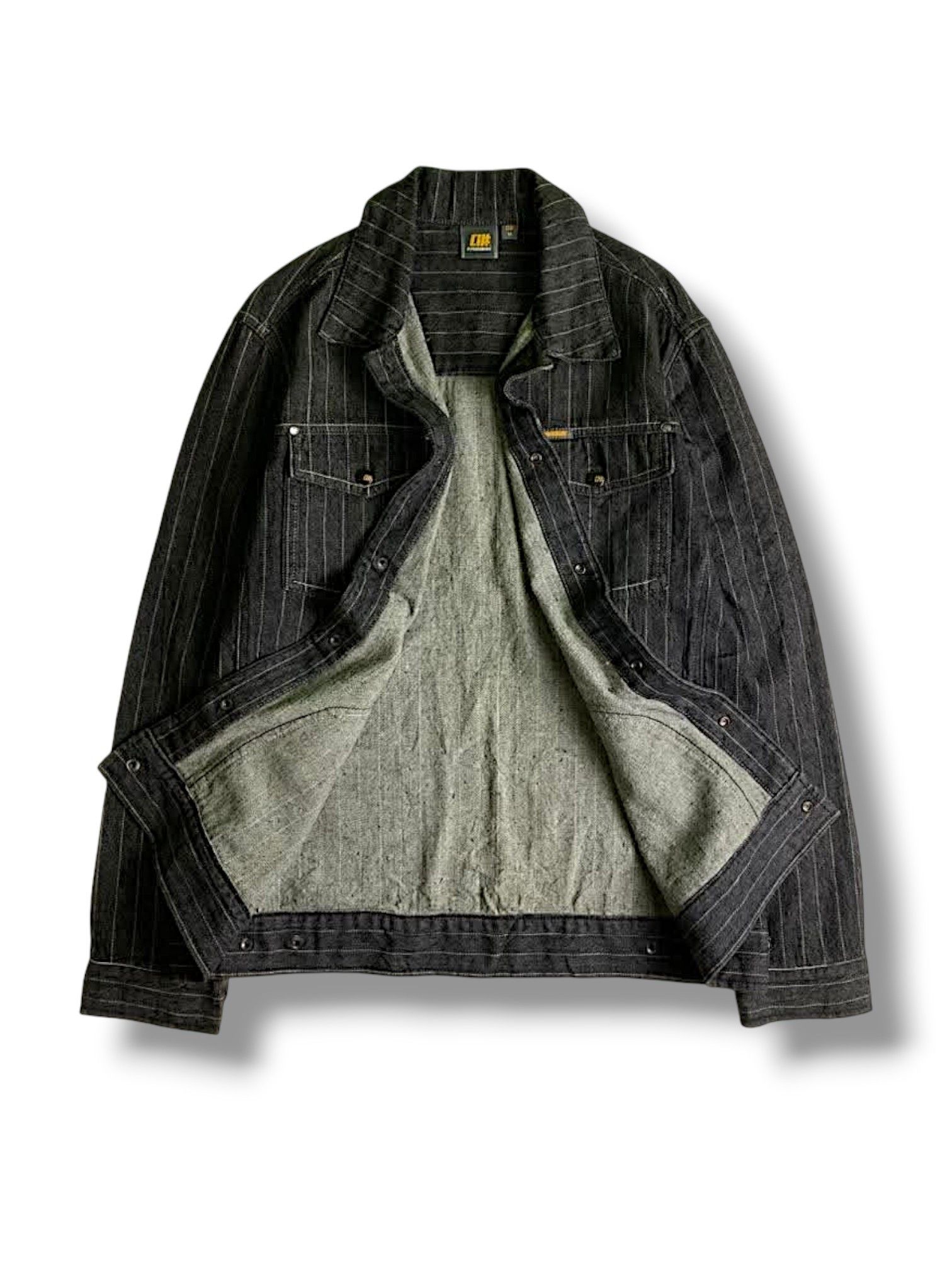 Alphanumeric Alphanumeric Wabash Jacket black Hickory Rare Size US M / EU 48-50 / 2 - 3 Thumbnail