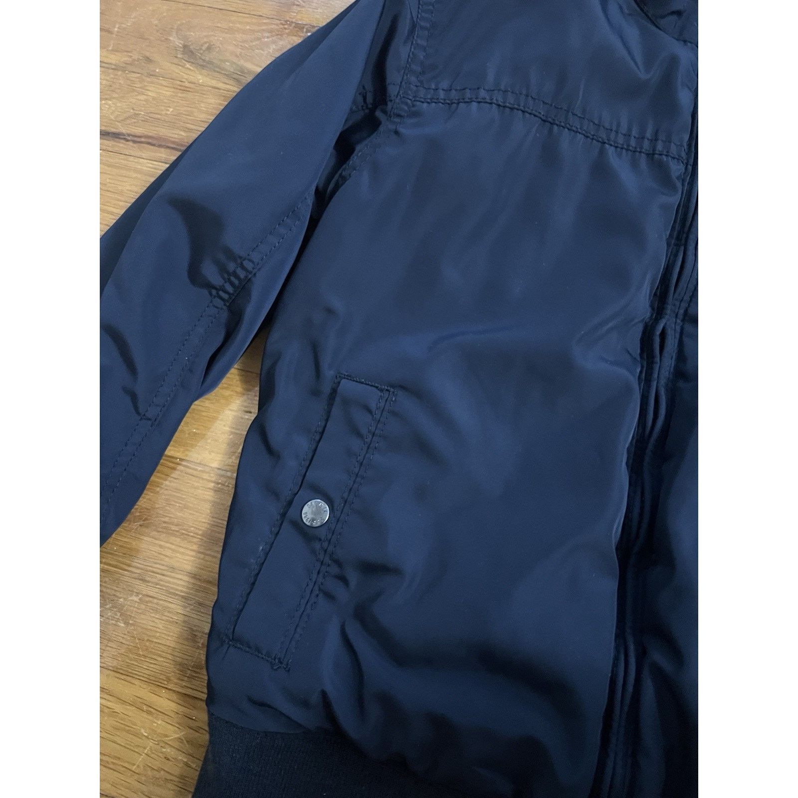 Gap Gap Full Zip Navy Reversible Plaid Pattern Size 8 A001956 Size ONE SIZE - 7 Thumbnail