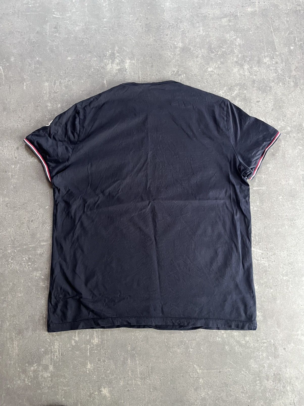 Moncler Moncler Maglia Patch Logo Navy Blue Pocket Tee L XL Size US XL / EU 56 / 4 - 2 Thumbnail