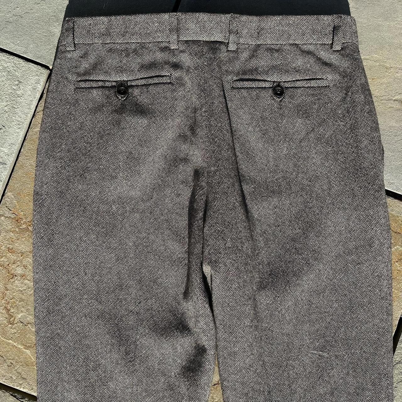 Banana Republic Tan Brown Knit Pattern Trousers Dress Pants Size 42R - 6 Thumbnail