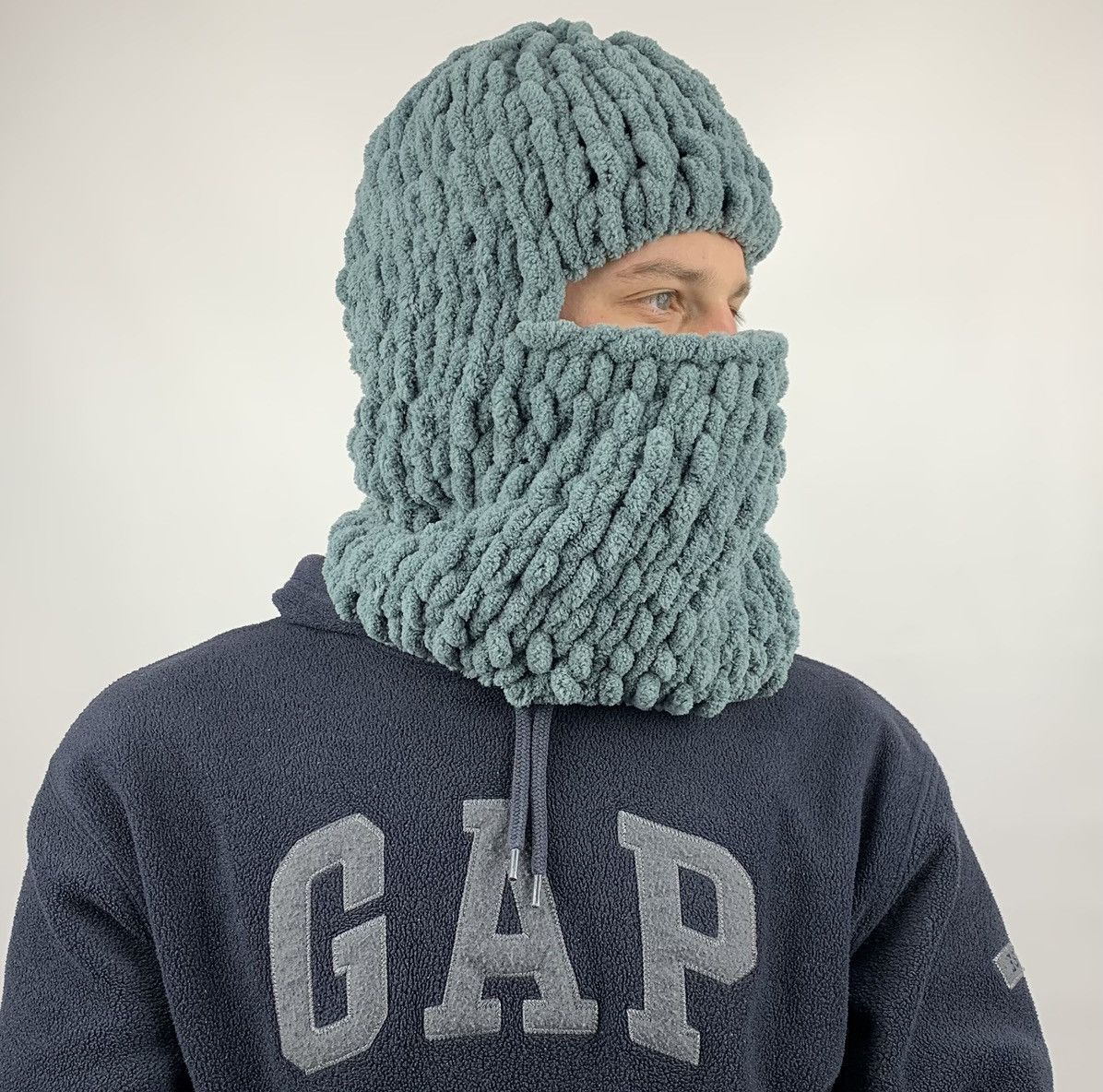 Handmade Custom Balaclava Puffy Mask Size ONE SIZE - 3 Thumbnail