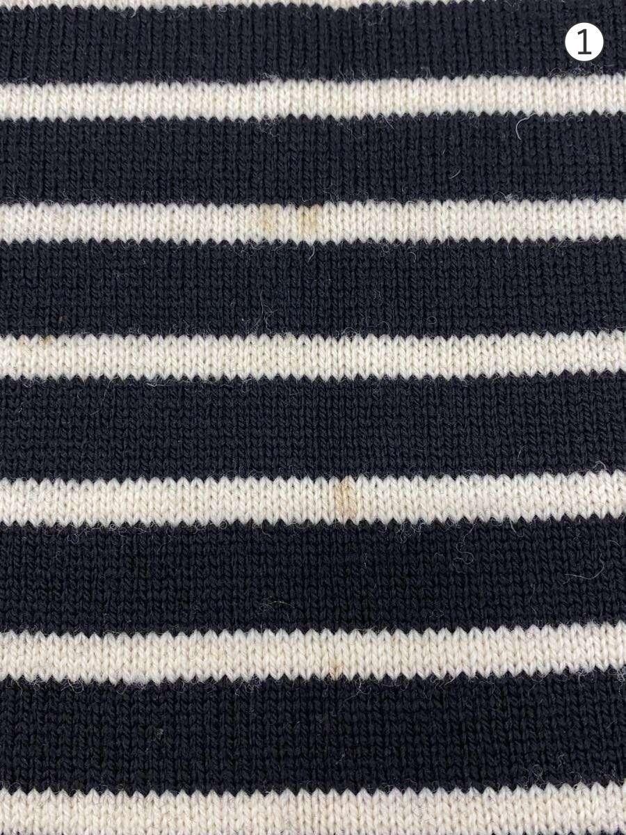 Number (N)ine NUMBER NINE OVERSIZE WOOL BORDER STRIPE SWEATER Size US M / EU 48-50 / 2 - 3 Thumbnail