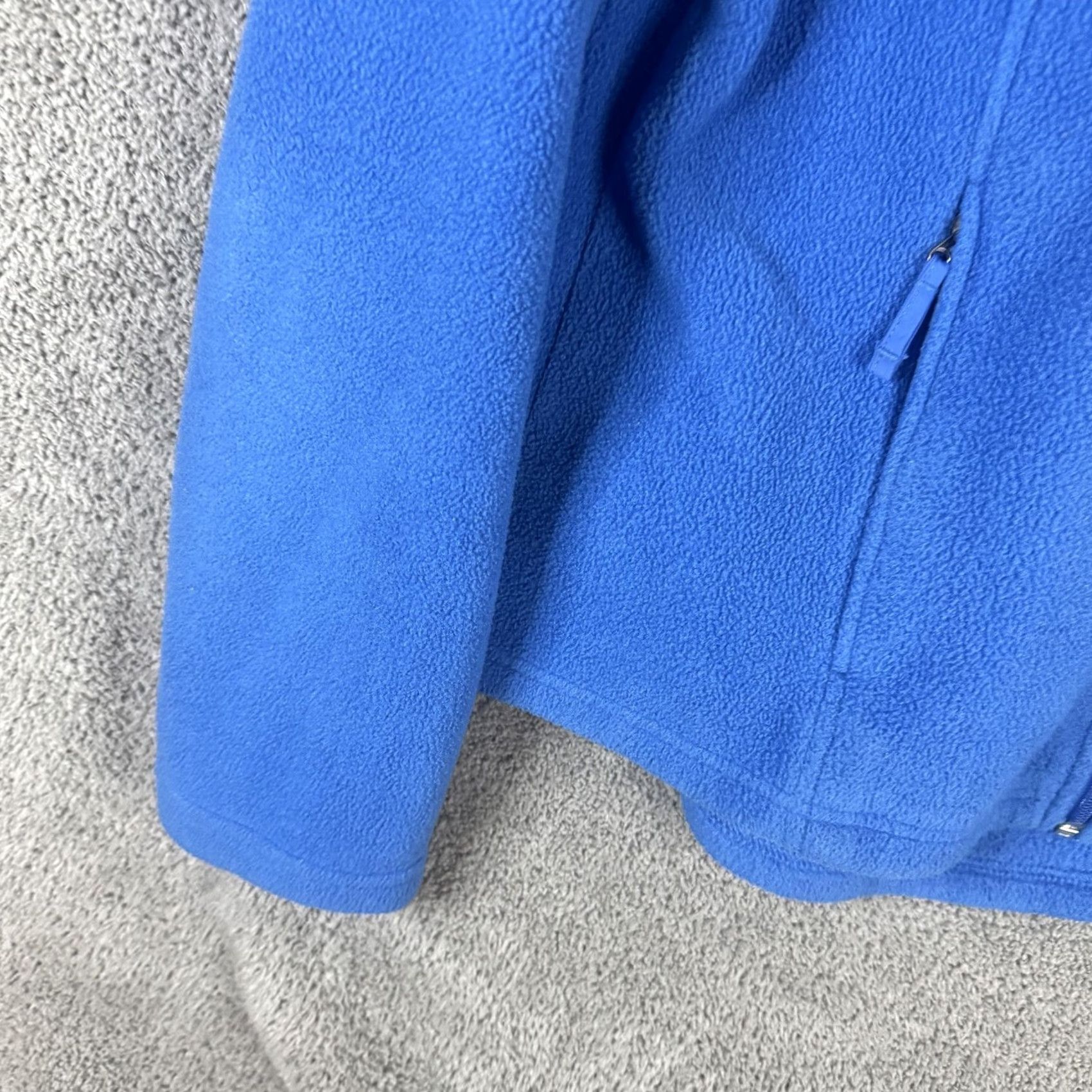 Vintage L.L.Bean Fleece Jacket Womens Large Blue Full Zip Pockets Lightweight Casual Outdoor Size L / US 10 / IT 46 - 2 Thumbnail