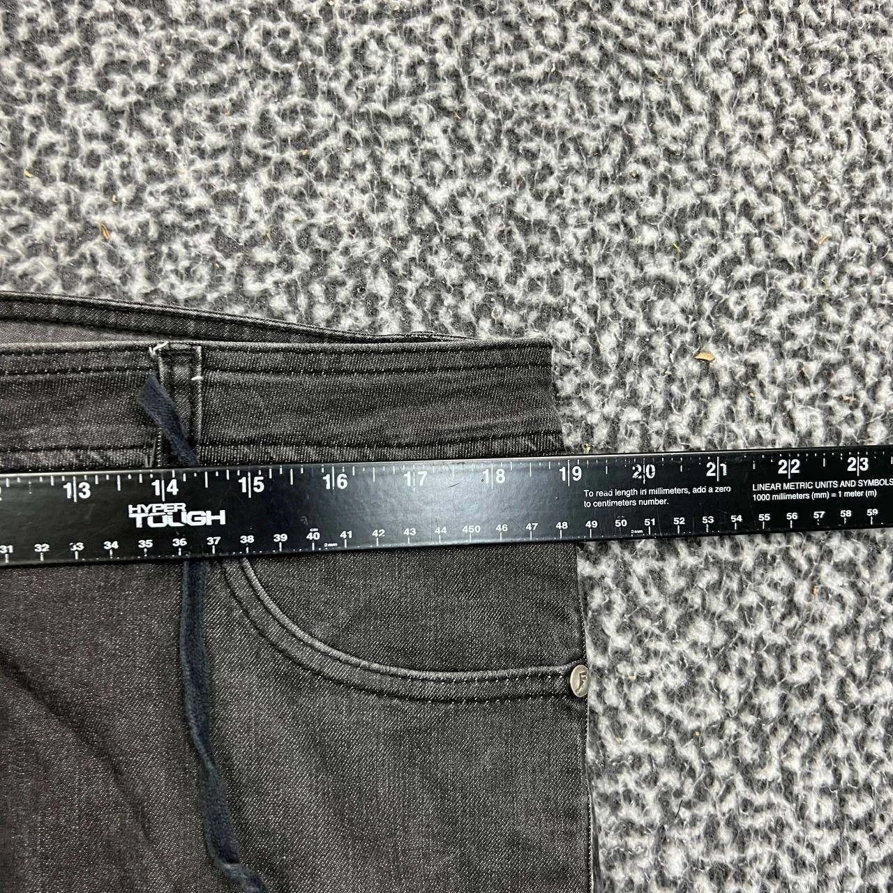 Other Footprint Manufacture Jeans Men 36x33 Black Denim Pants Size US 36 / EU 52 - 6 Thumbnail