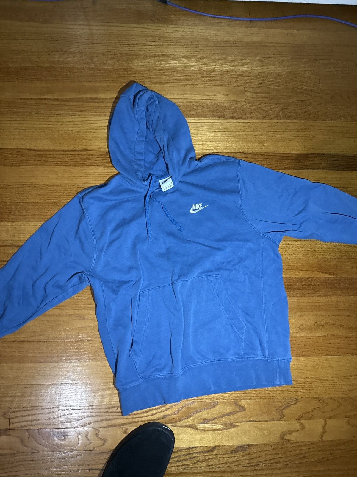 Nike Nike pull over hoodie baby blue Size US M / EU 48-50 / 2 - 2 Thumbnail