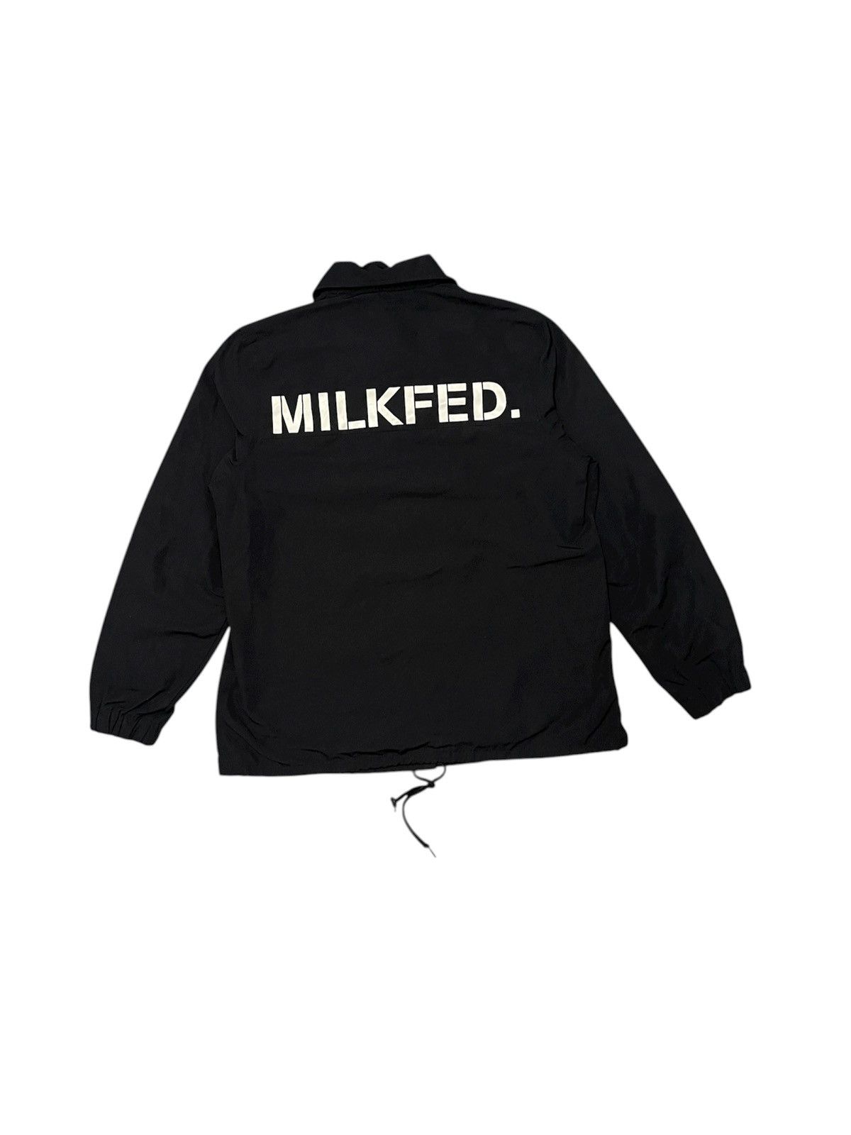 Japanese Brand 2000s MILKFED SPELLOUT COACH JACKET RARE DESIGN Size US S / EU 44-46 / 1 - 1 Thumbnail
