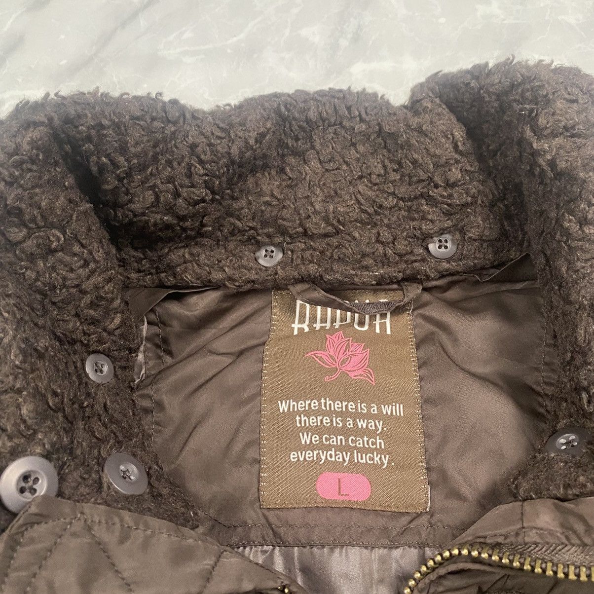 Rapha Vintage Rapua Sherpa Quilted Jacket Size M / US 6-8 / IT 42-44 - 6 Thumbnail