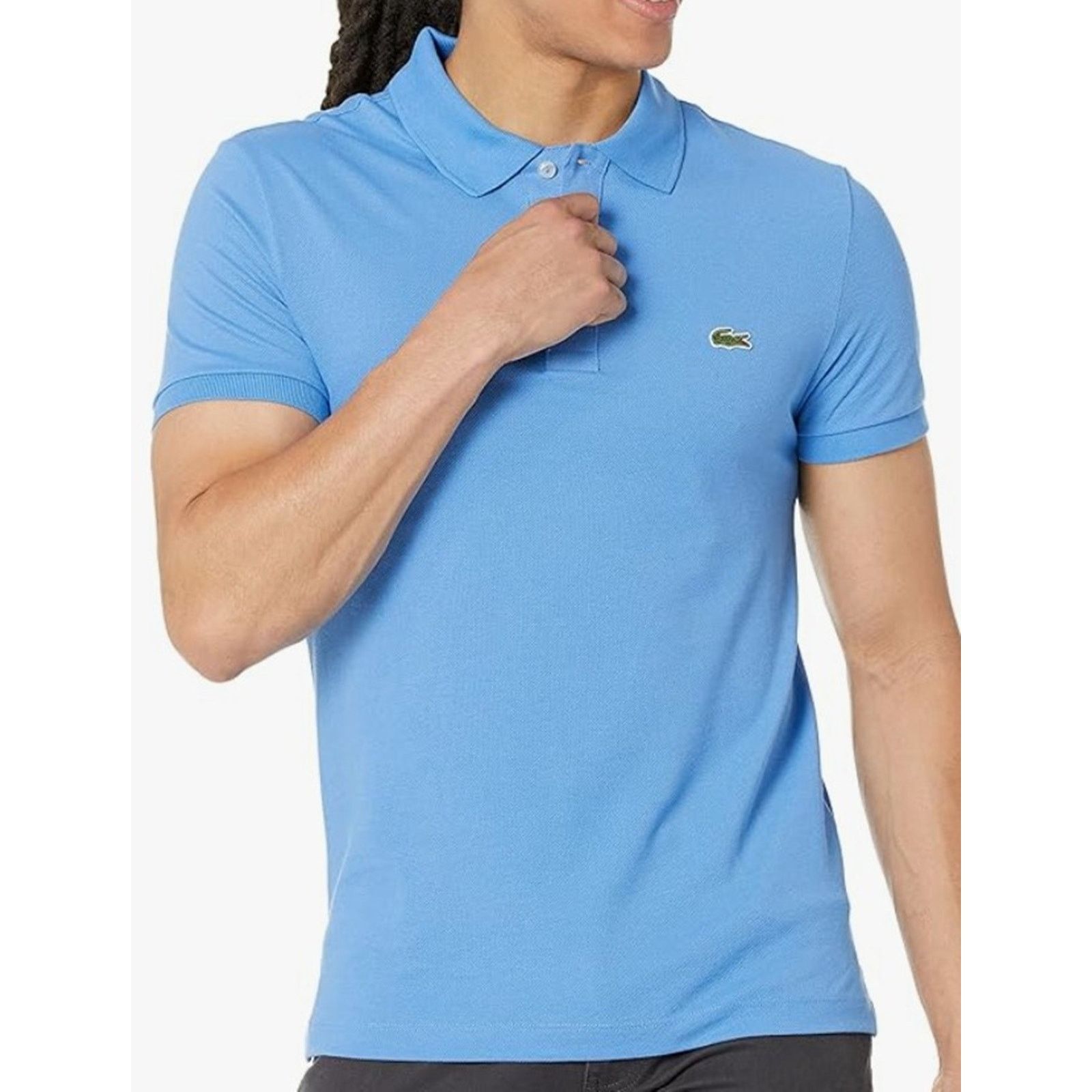 Lacoste Lacoste Men's Short Sleeve Classic Pique Polo Shirt Blue S Size US S / EU 44-46 / 1 - 1 Thumbnail