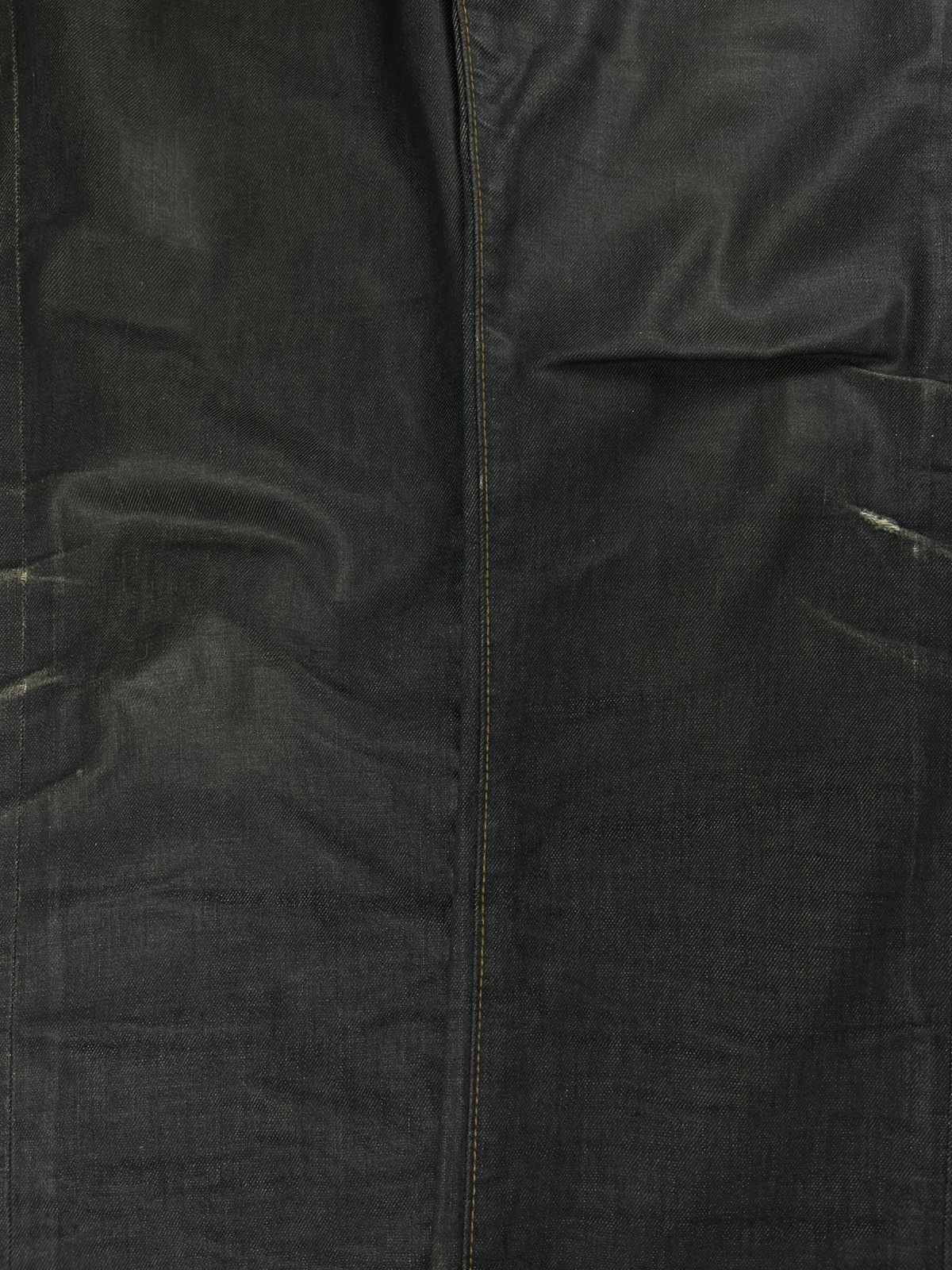 Dior SS10 Dior Homme Black Wax Coated Denim Jeans Size US 29 - 5 Thumbnail
