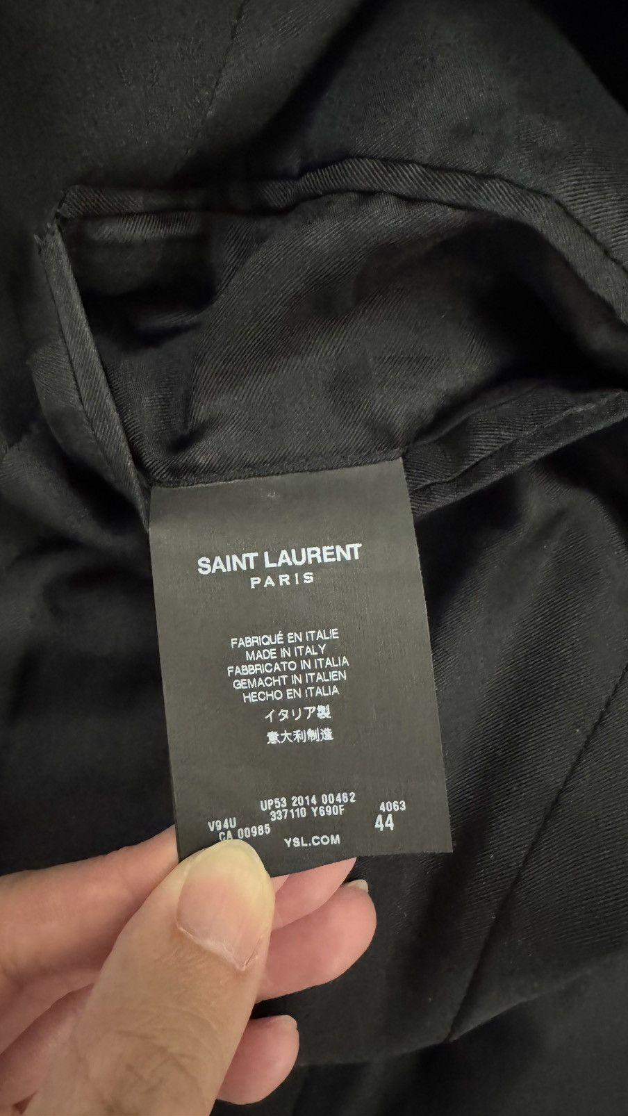Saint Laurent Navy Blazer