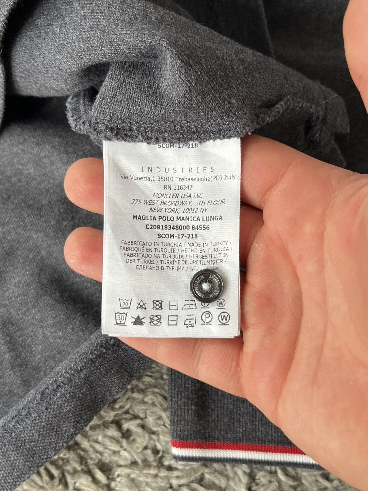Moncler Vintage Luxury Rugby Moncler Size US XL / EU 56 / 4 - 8 Thumbnail