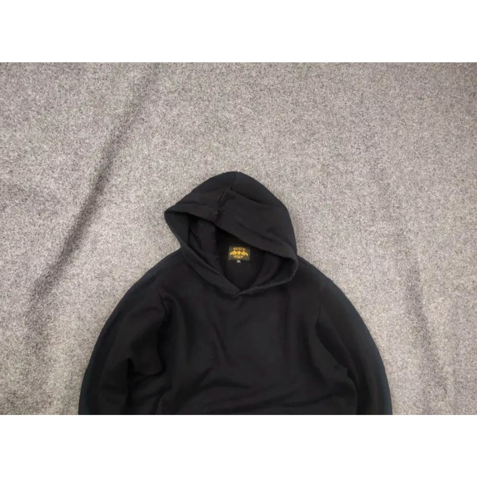 Vintage Brave Star Selvage Cotton Black Hoodie Mens M Size US M / EU 48-50 / 2 - 2 Thumbnail