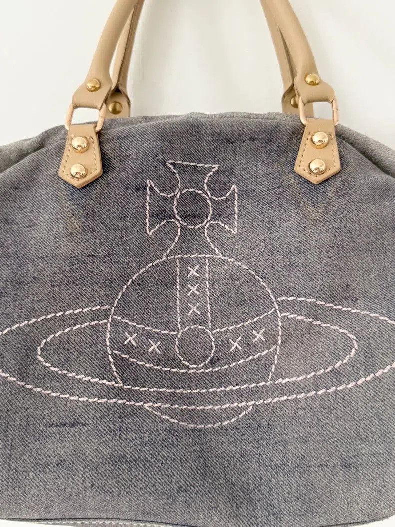 Vivienne Westwood Vivienne Westwood Denim Orb Bowling Bag . Size ONE SIZE - 5 Thumbnail