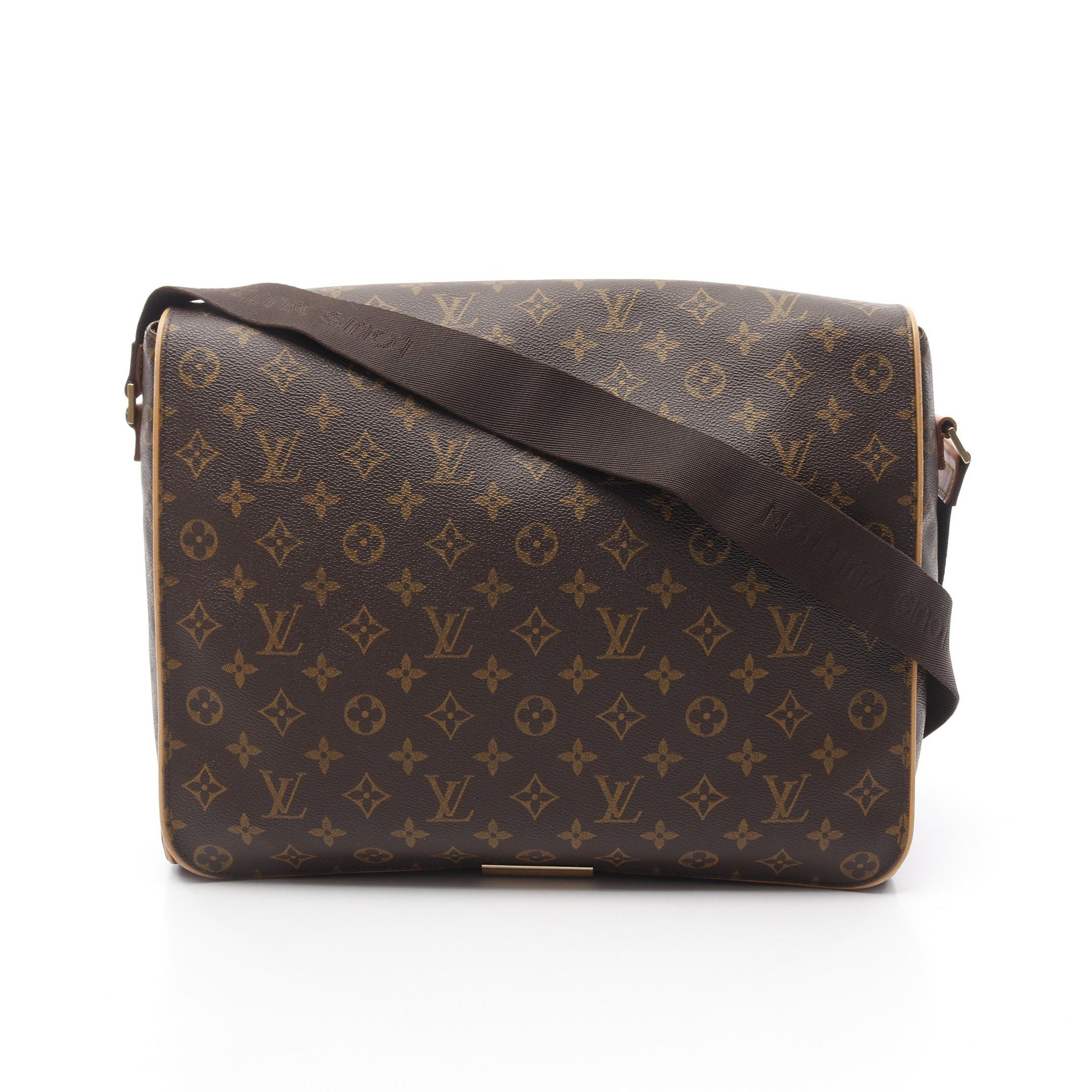 Louis Vuitton Louis Vuitton Aves Monogram Shoulder Bag Leather Brown Size ONE SIZE - 1 Thumbnail