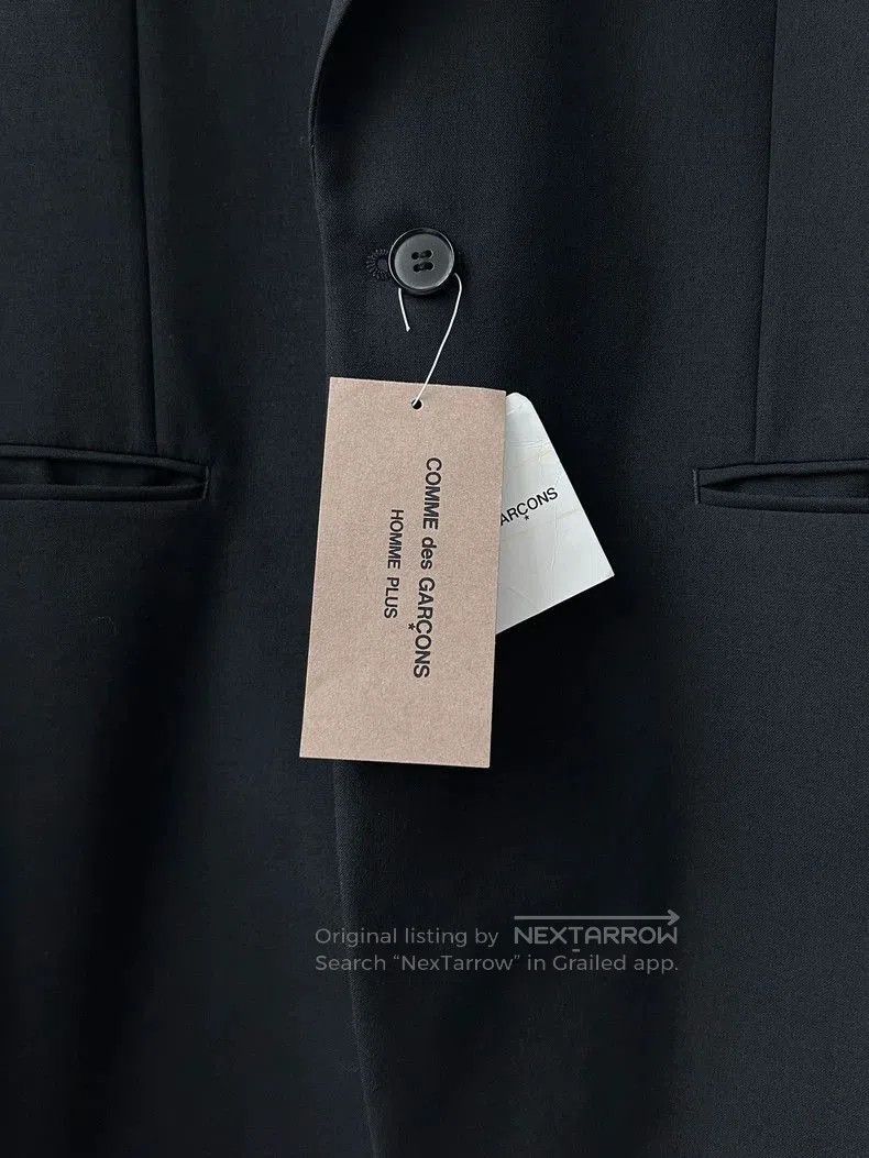 Comme des Garcons Comme des Garçons Homme Plus Flocked Long Blazer. Size US M / EU 48-50 / 2 - 4 Thumbnail