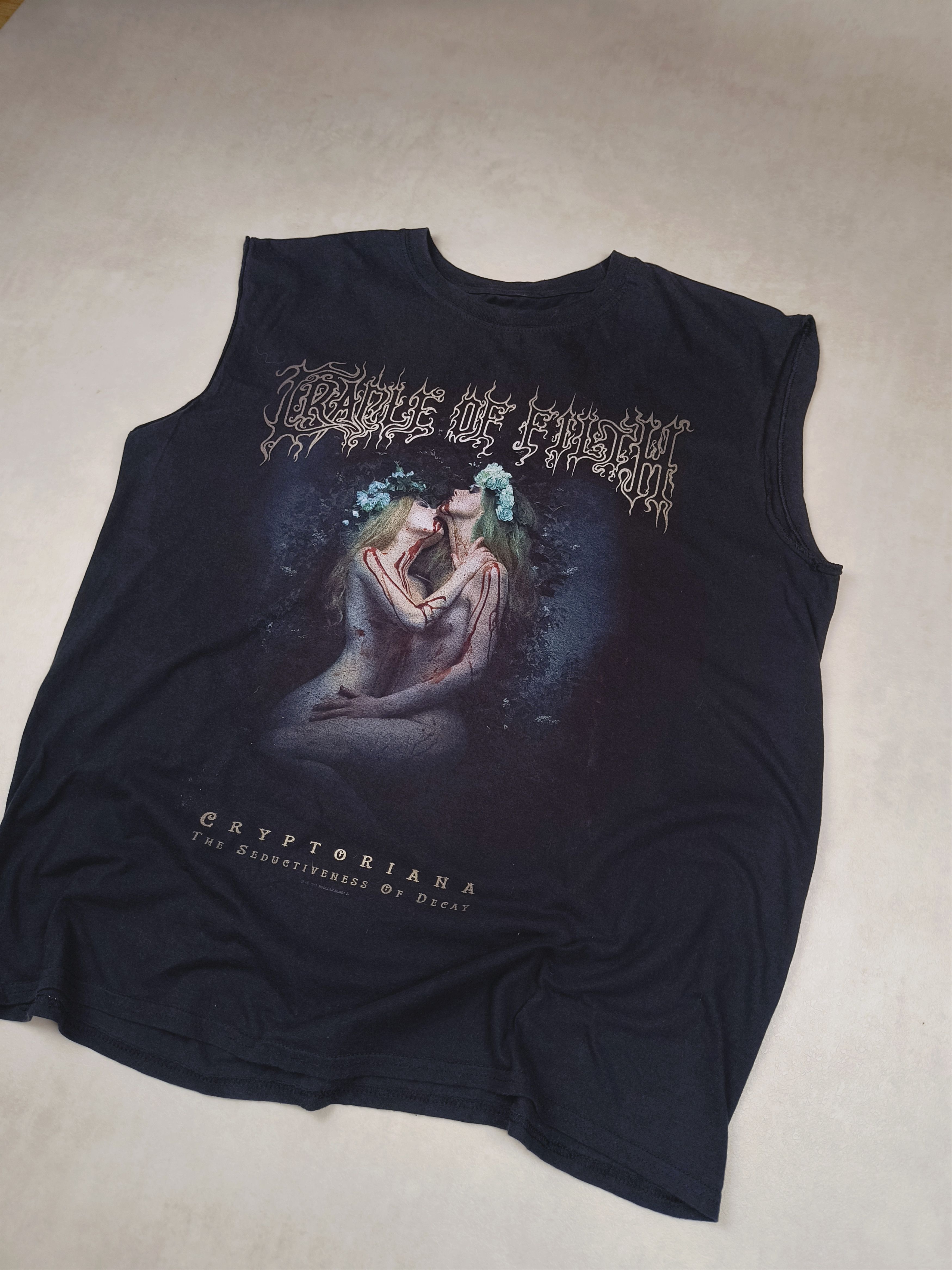 Band Tees Cradle of Filth sleeveless metal band t-shirt Vintage Size US XL / EU 56 / 4 - 2 Thumbnail
