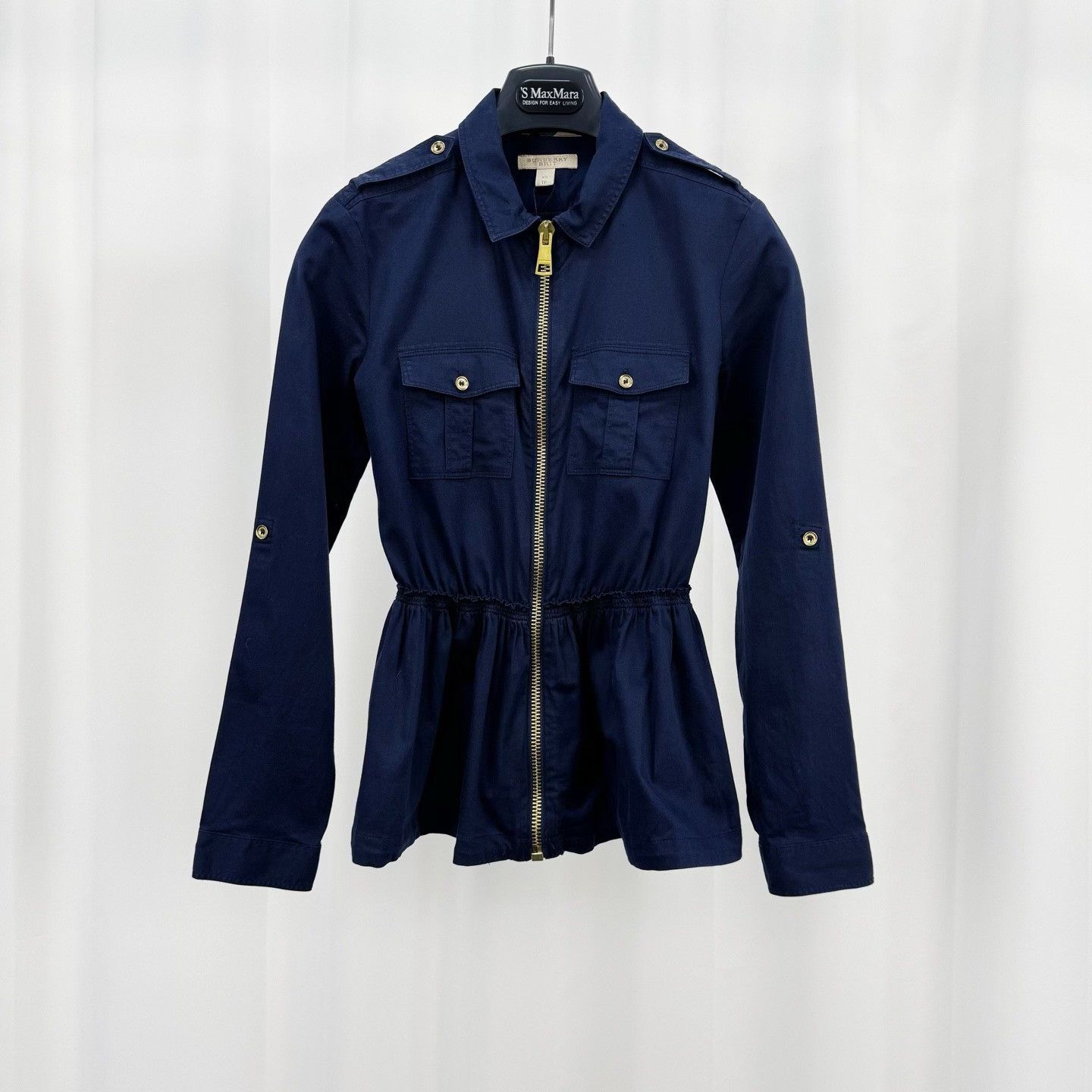 Burberry Burberry Zip Waist Cinch Plaid Coat Size XS / US 0-2 / IT 36-38 - 1 Thumbnail