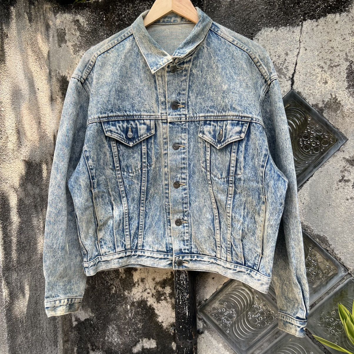 Japanese Brand “RARE” ACID WASH TYPE-3 DENIM JACKET Size US L / EU 52-54 / 3 - 1 Thumbnail