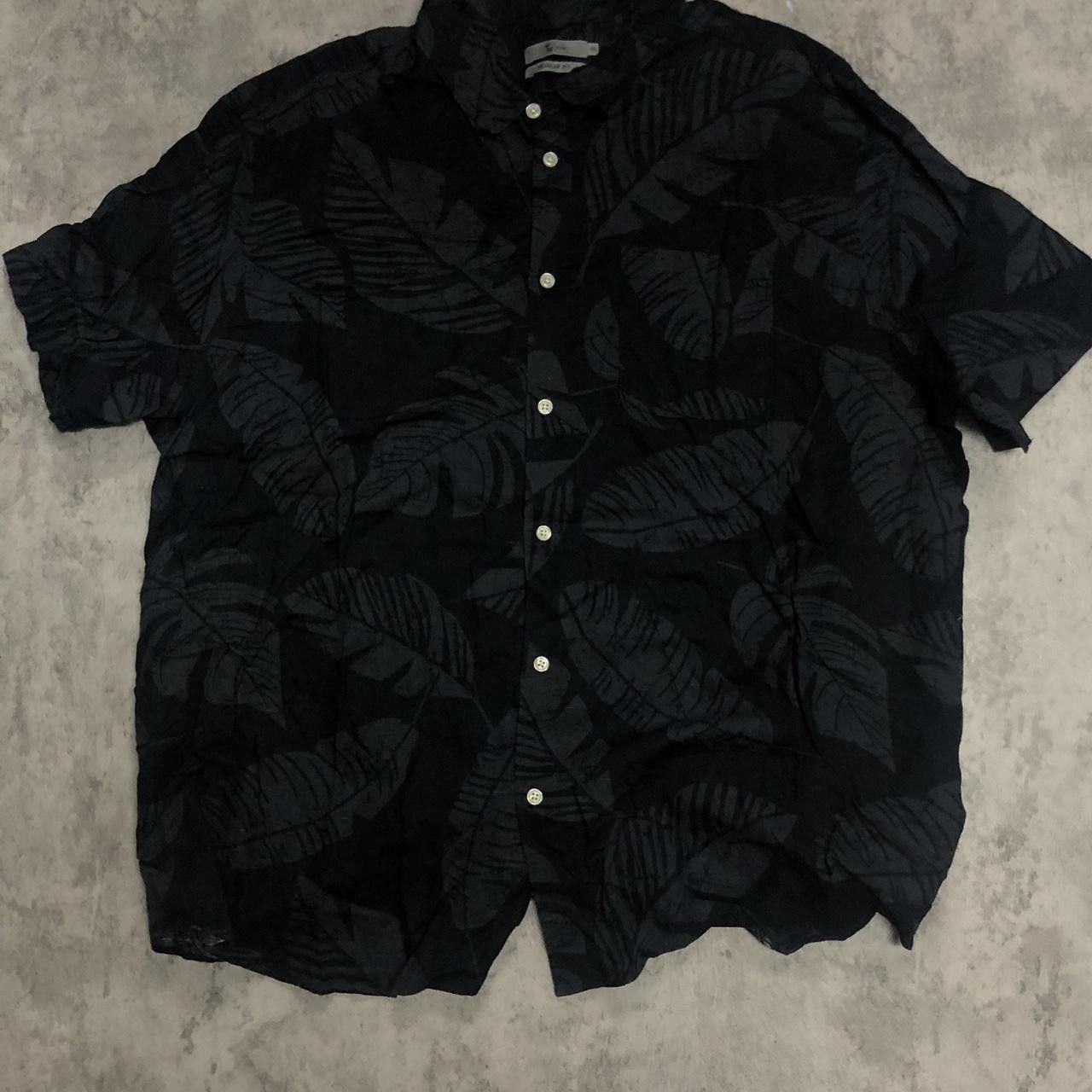Other Black tropical print button-up shirt #tropicalvibes Size US XXL / EU 58 / 5 - 1 Thumbnail
