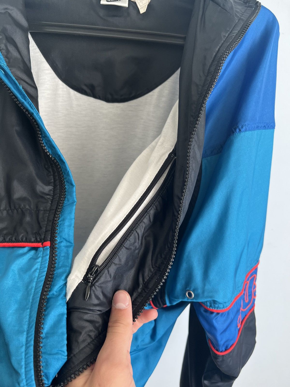 Nike Vintage Nike Track Jacket 90s Big Logo Swoosh Size US M / EU 48-50 / 2 - 5 Thumbnail