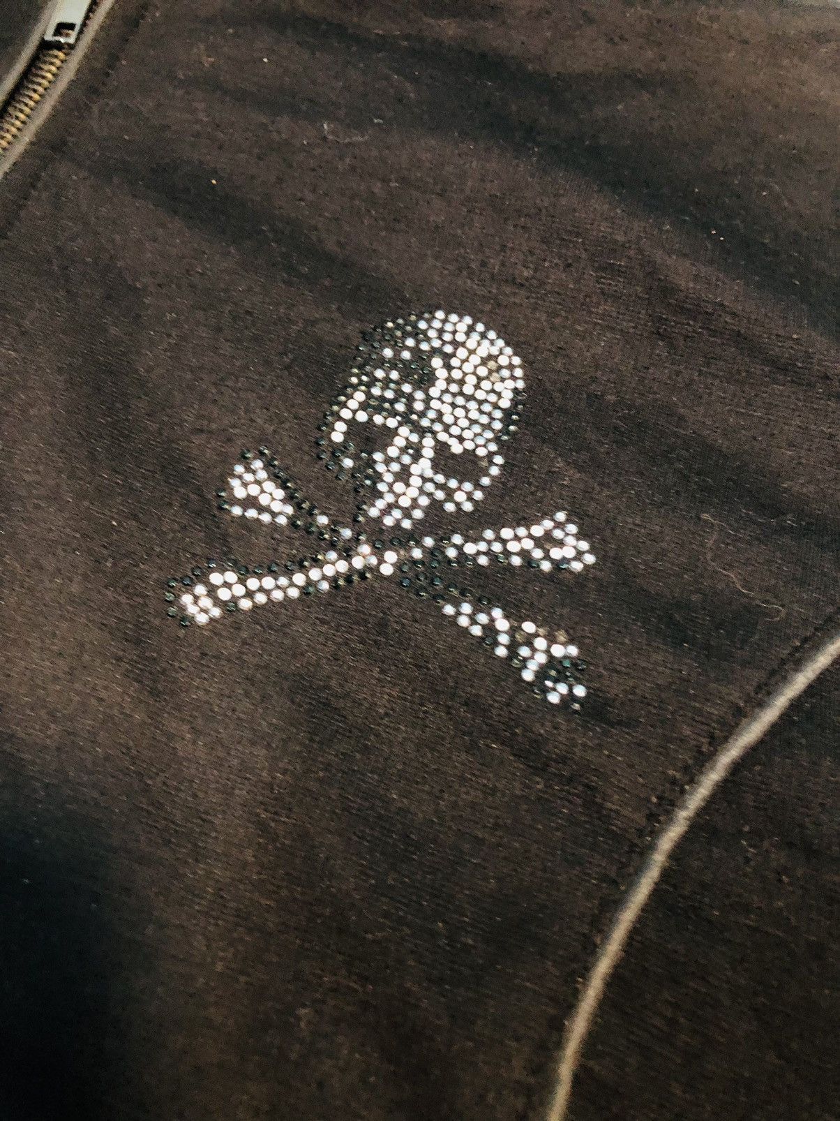 Japanese Brand Paste Beads Skull Sweater Hoodies (18) Size US L / EU 52-54 / 3 - 4 Thumbnail